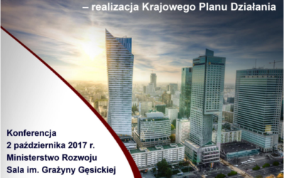 Podsumowanie konferencji nt.&nbsp;Krajowego Planu Działań dot. biznesu i&nbsp;praw człowieka, 2.10.2017