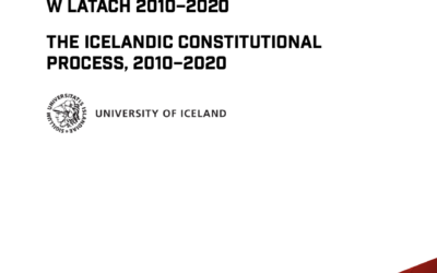 Nowa publikacja „Islandzki proces konstytucyjny w&nbsp;latach 2010-2020”, PIHRB RS 1/2021