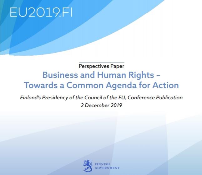 Rekomendacje PIHRB w&nbsp;publikacji Fińskiej Prezydencji w&nbsp;Radzie UE