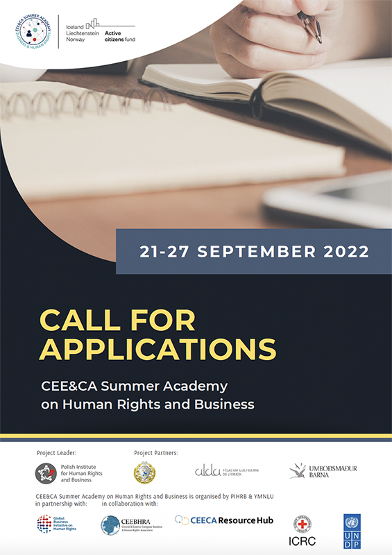 Cover of the Call for Applications booklet - link do dokumentu