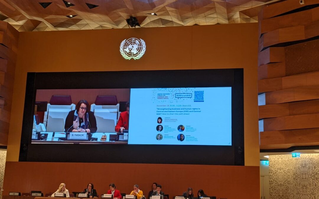 12. Forum ONZ dot. biznesu i&nbsp;praw człowieka – PIHRB współorganizatorem sesji poświęconej EŚW i&nbsp;Azji Centralnej