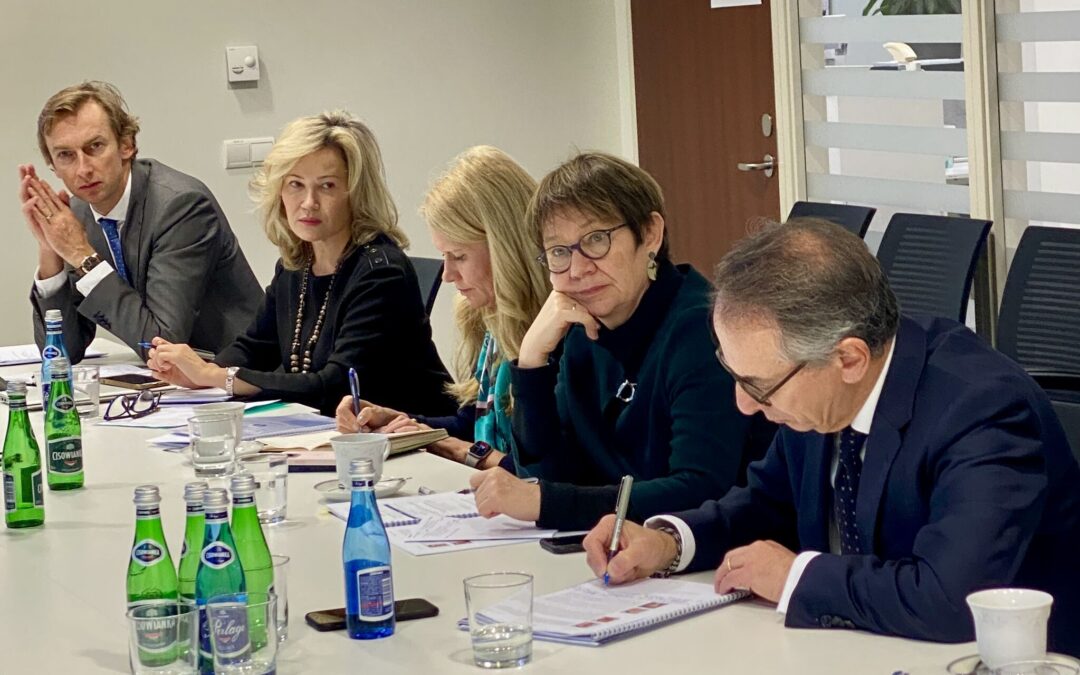 Spotkanie przedstawicieli eksperckich NGOs z&nbsp;Prezeską EBRD