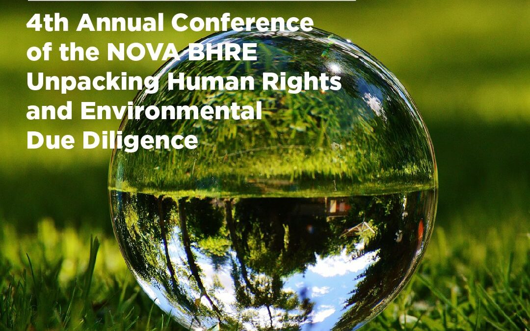 Uczestniczymy w&nbsp;IV Annual Conference NOVA Centre on&nbsp;Business, Human Rights and the Environment. 