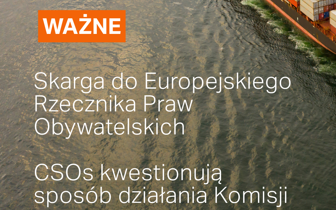 Skarga do&nbsp;Europejskiego Rzecznika Praw Obywatelskich przeciwko Omnibusowi