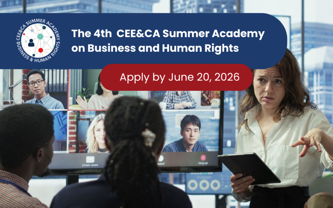 The call for applications for the 4th CEE&CA BHR Summer Academy is open!