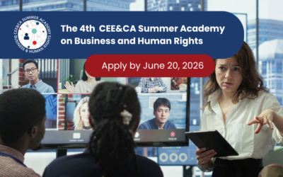 The call for applications for the 4th CEE&CA BHR Summer Academy is open!