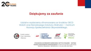 Dziekujemy_za_zaufanie OECD Watch