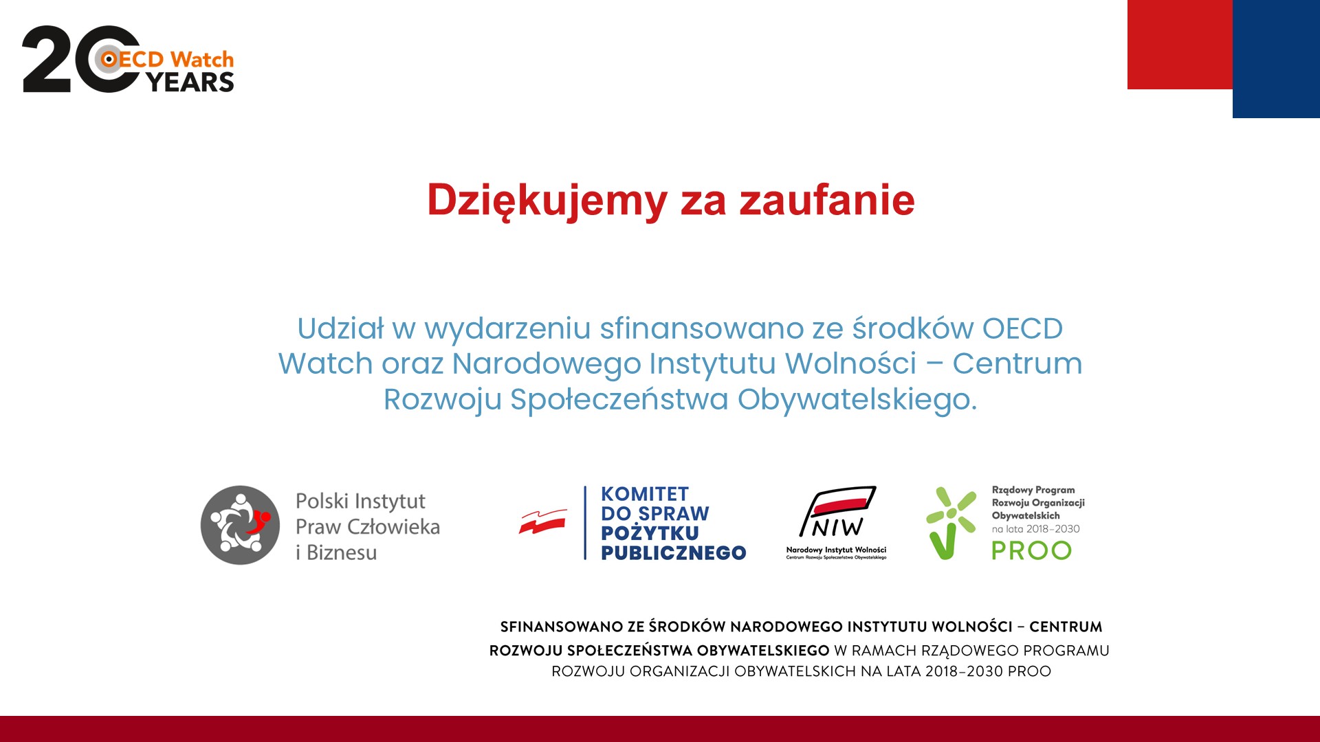 Dziekujemy_za_zaufanie OECD Watch Dziekujemy_za_zaufanie OECD Watch