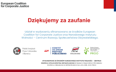 Polski Instytut Praw Człowieka i Biznesu | Uczestnictwo PIHRB w Walnym Zgromadzeniu ECCJ w Paryżu Uczestnictwo PIHRB w Walnym Zgromadzeniu ECCJ w Paryżu